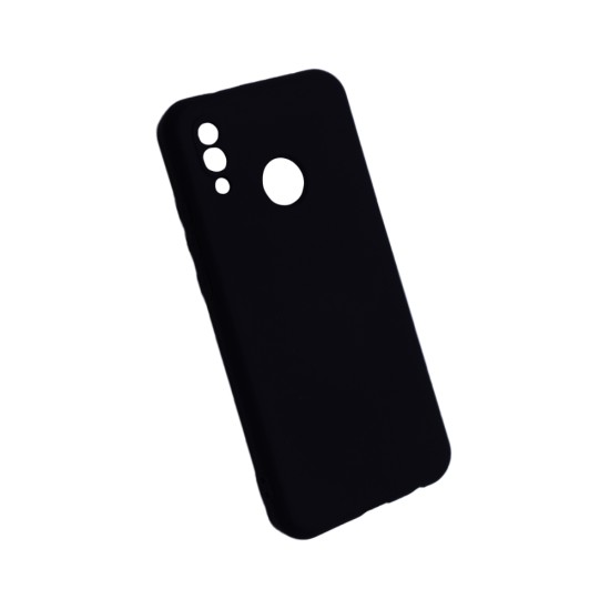 Capa de Silicone com Moldura de Câmera para Huawei P20 Lite Preto